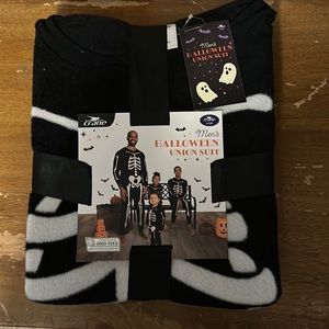 Men’s Skeleton Fleece Onesie Size Large